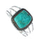 Sterling Silver Turquoise Navajo Cuff Bracelet JX130330